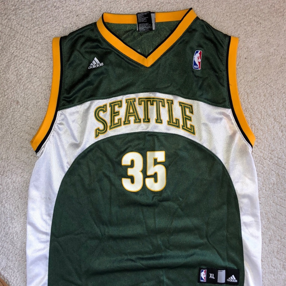 Vintage Kevin Durant SuperSonics Jersey Youth XL